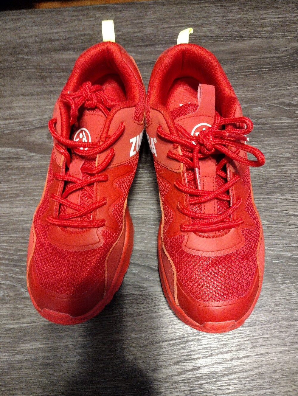 Red Zumba Sneakers Size 7